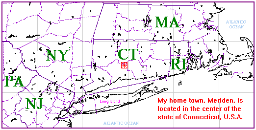 [Southern New England map]