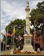 U.S., State and Historical flags at City Hall