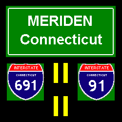 Meriden, CT's Interstate Highways