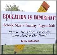 School Starts August 26, 2003
