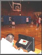 Meriden Mens' Basketball game at Washington Middle School