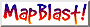 Map Blast logo button