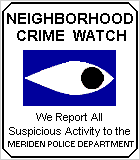 Neighborhood Crime Watch street sign