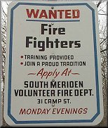 Wanted - South Meriden Volunteer Fire Fighters