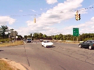 left view at end of exit 3, I-691 East