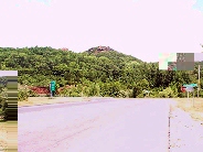 forward view at end of exit 4, I-691 East