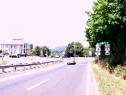 forward view at end of exit 8, I-691 East
