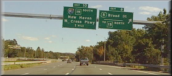 digital photo of exit 8, I-691 East