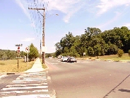 left view at end of exit 6, I-691 West