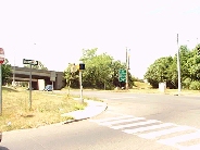 left view at end of exit 8, I-691 West