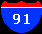 I-91 small shield