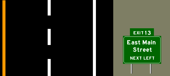 East Main Street next left