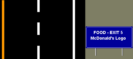 food exit 5 - McDonald's