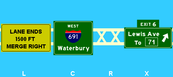 exit 6, 691w Lewis Ave