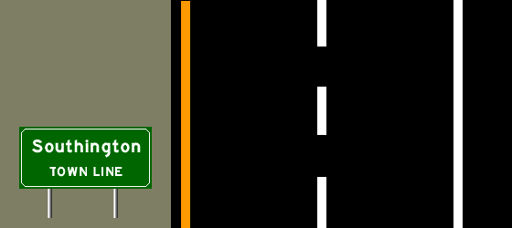 Southington town line