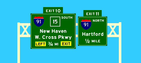 exit 10 and 11 691w notations