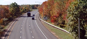 view from Bassett Road Bridge