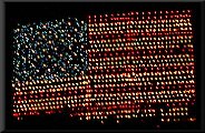 2001 U.S. Flag in lights